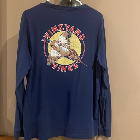 Vineyard Vines long sleeve Pheasant Tee shirt- Size Small - Picture 5 of 5